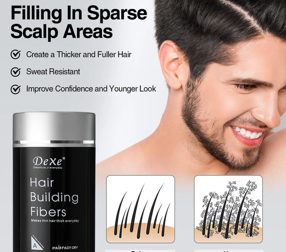 20g Black Plant Hair Fibers