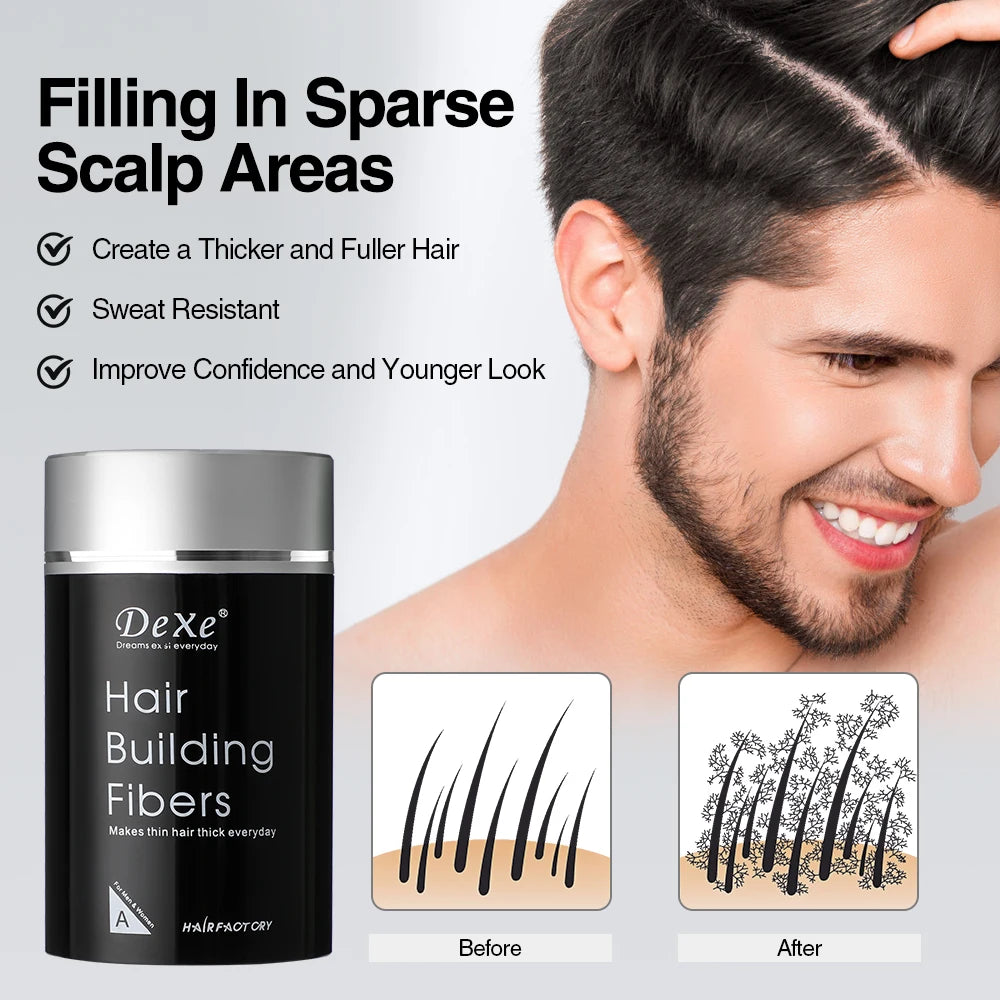 20g Black Plant Hair Fibers