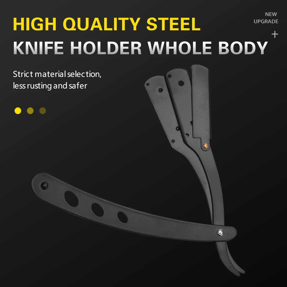 Steel Folding Barber Razor - Beauty Bae