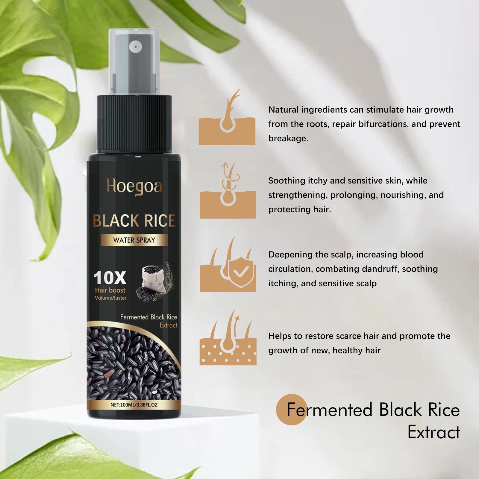 Black Rice Hair Strength Spray
