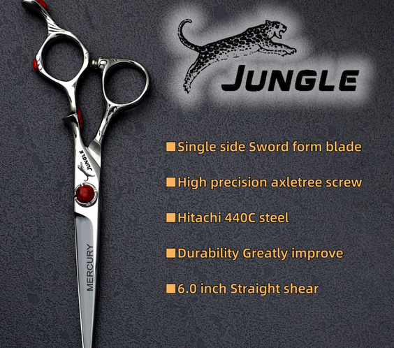 ZIXI J10 440C hairdressing scissors set with 5.5 6.0 6.5 7 in cutting shears and 30-tooth thinning shear