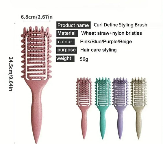 Wheat Straw Curl Define Brush