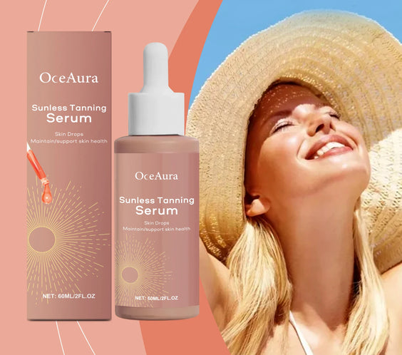 Moisturizing Facial Tan Drops 60ml bottle GZZZ certified natural plant extracts hydrating bronzer