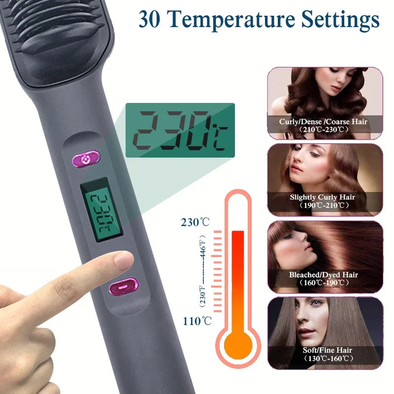 Electric Hot Comb Straightener - Beauty Bae
