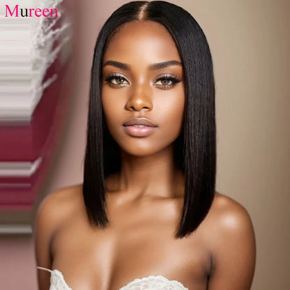 250 Percent Density Straight Wear And Go Glueless Bob Wig For Women 4x4 Lace Closure 100 Percent Human Hair by Beauty Bae