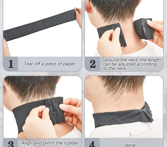 Nonwoven Black Neck Strip Roll