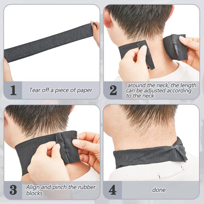 Nonwoven Black Neck Strip Roll - Beauty Bae