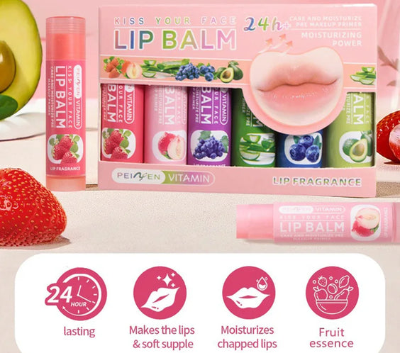 Fruit Hydrating Lip Balm Set
