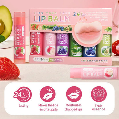 Fruit Hydrating Lip Balm Set - Beauty Bae