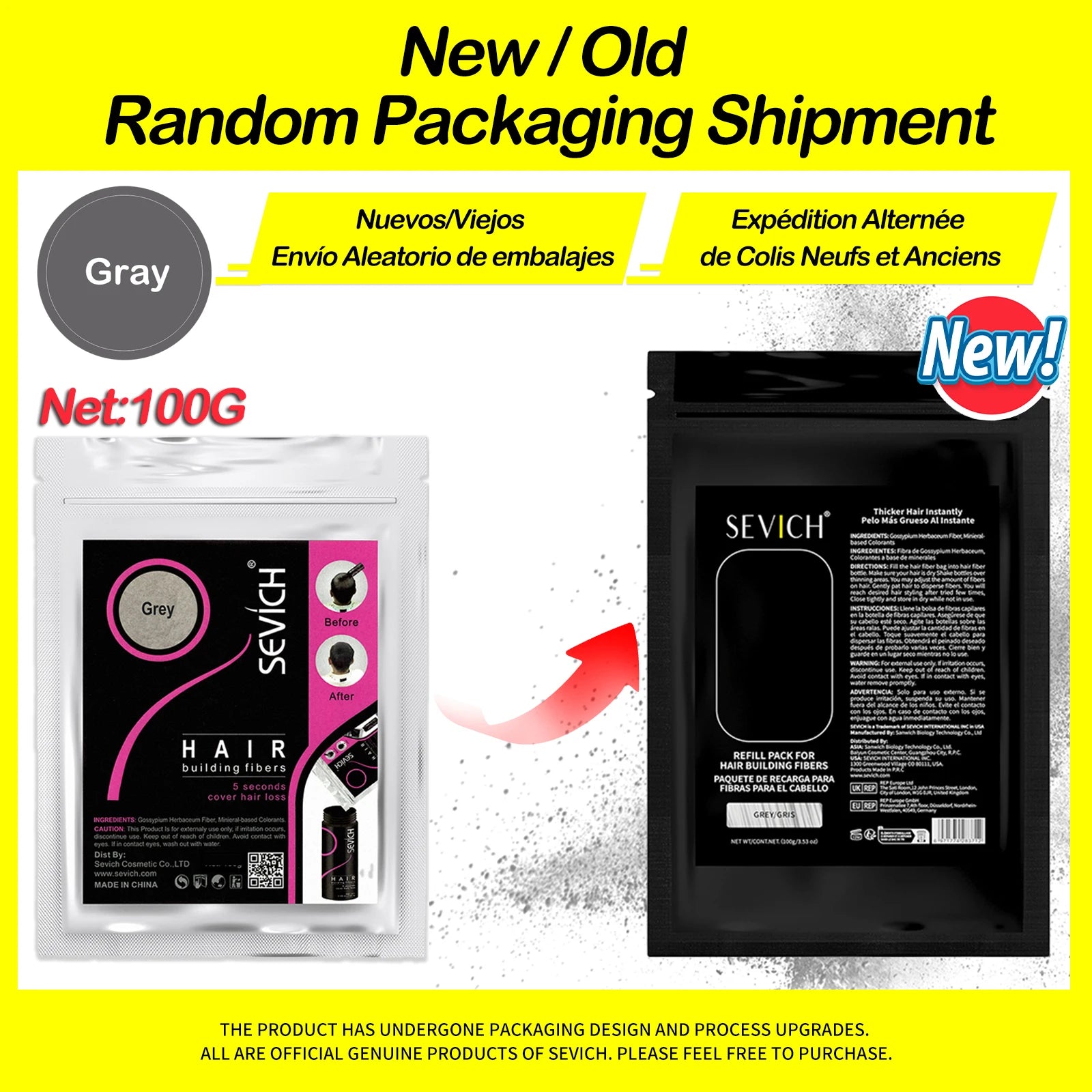 Keratin Fibers 100g Refill