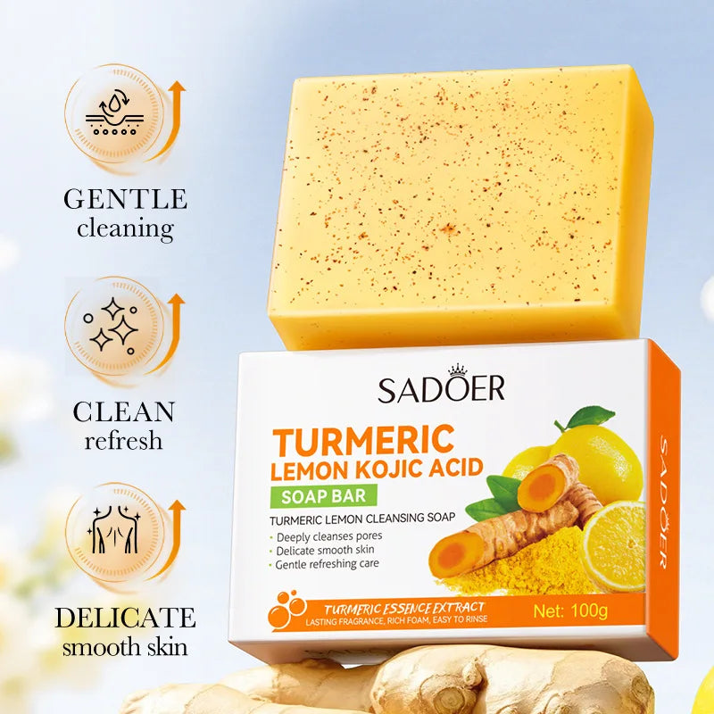Lemon Turmeric Glow Soap - Beauty Bae