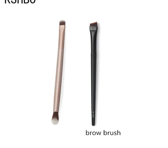 Nylon Angled Brow Brush 2pc