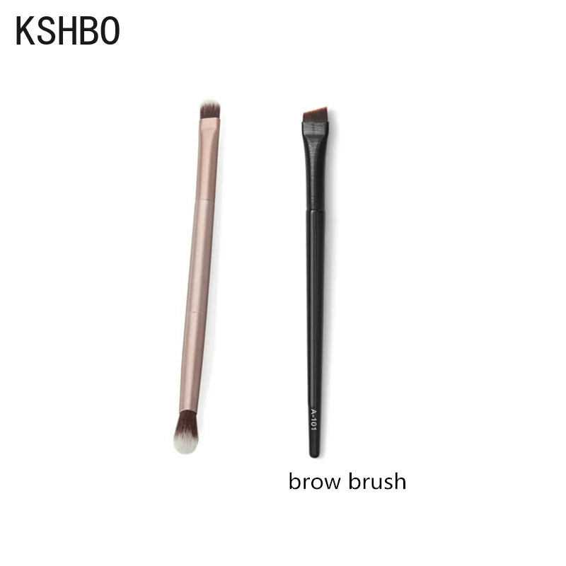 Nylon Angled Brow Brush 2pc - Beauty Bae
