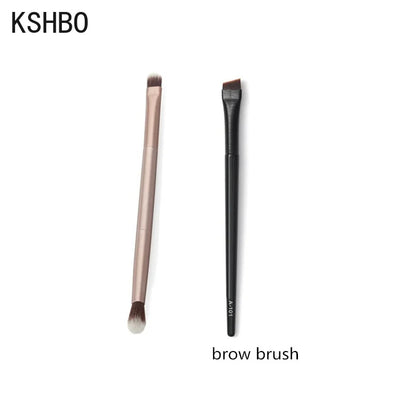 Nylon Angled Brow Brush 2pc - Beauty Bae