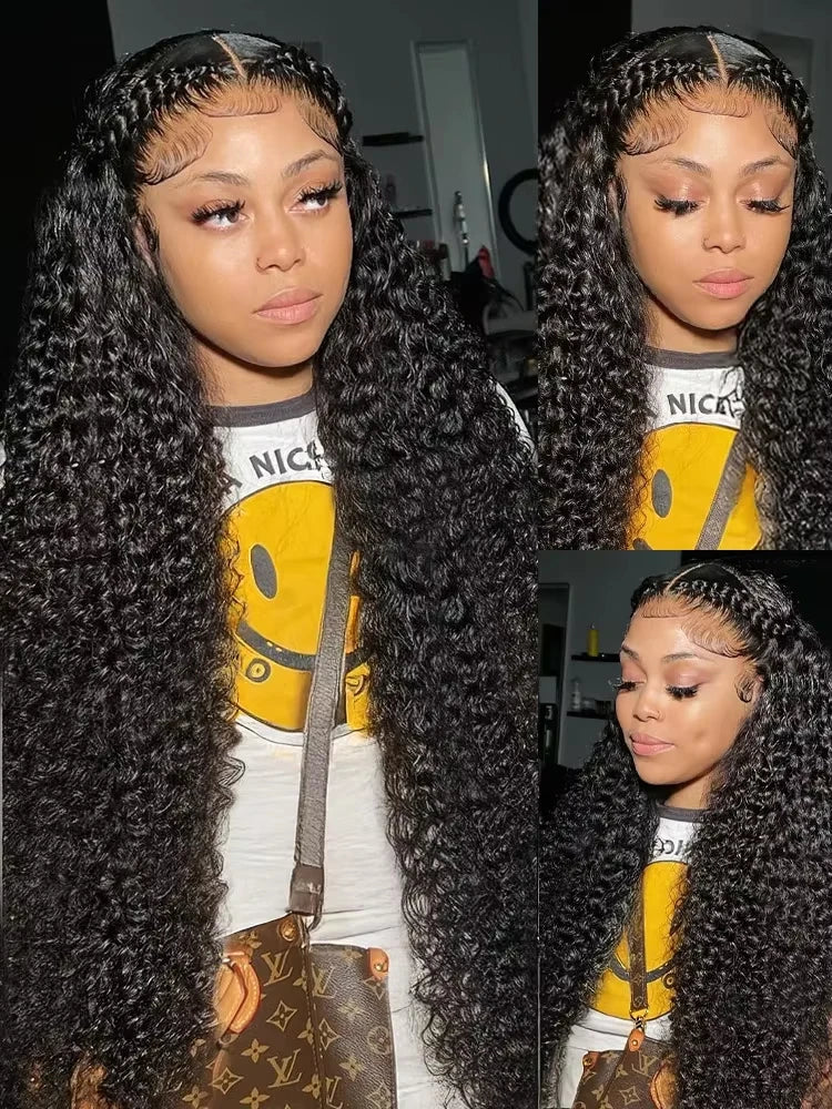 Lakeisha Burmese Deep Wave 13x6 HD Lace Front Human Hair Wig 26 To 30 Inches Glueless Pre Plucked Brazilian Remy Hair by Beauty Bae