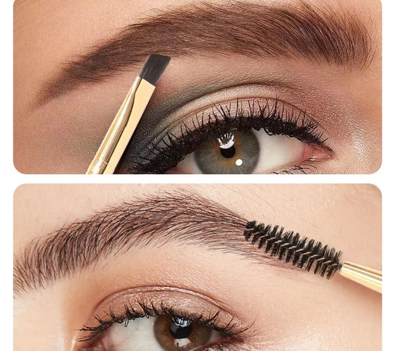 Dual-Ended Brow Brush Set