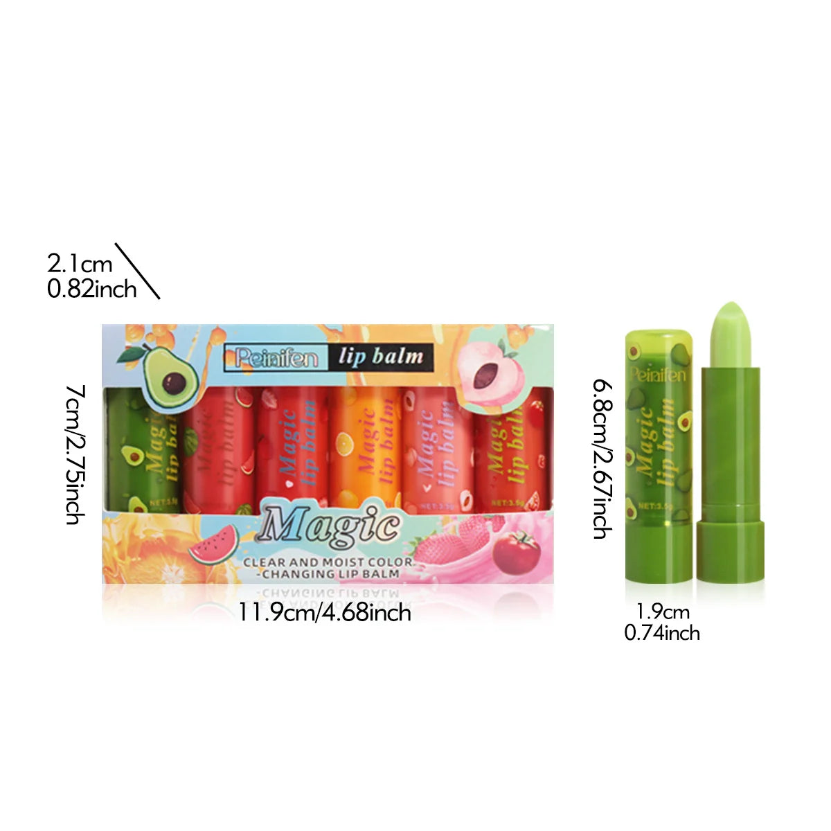 Hydrating Fruit Lip Balm Set