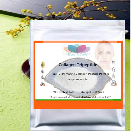 Pure Collagen Tripeptide CTP Marine Supplement 100 Percent Fish Collagen Peptide Powder 4 Layer Sealed Bag by Beauty Bae