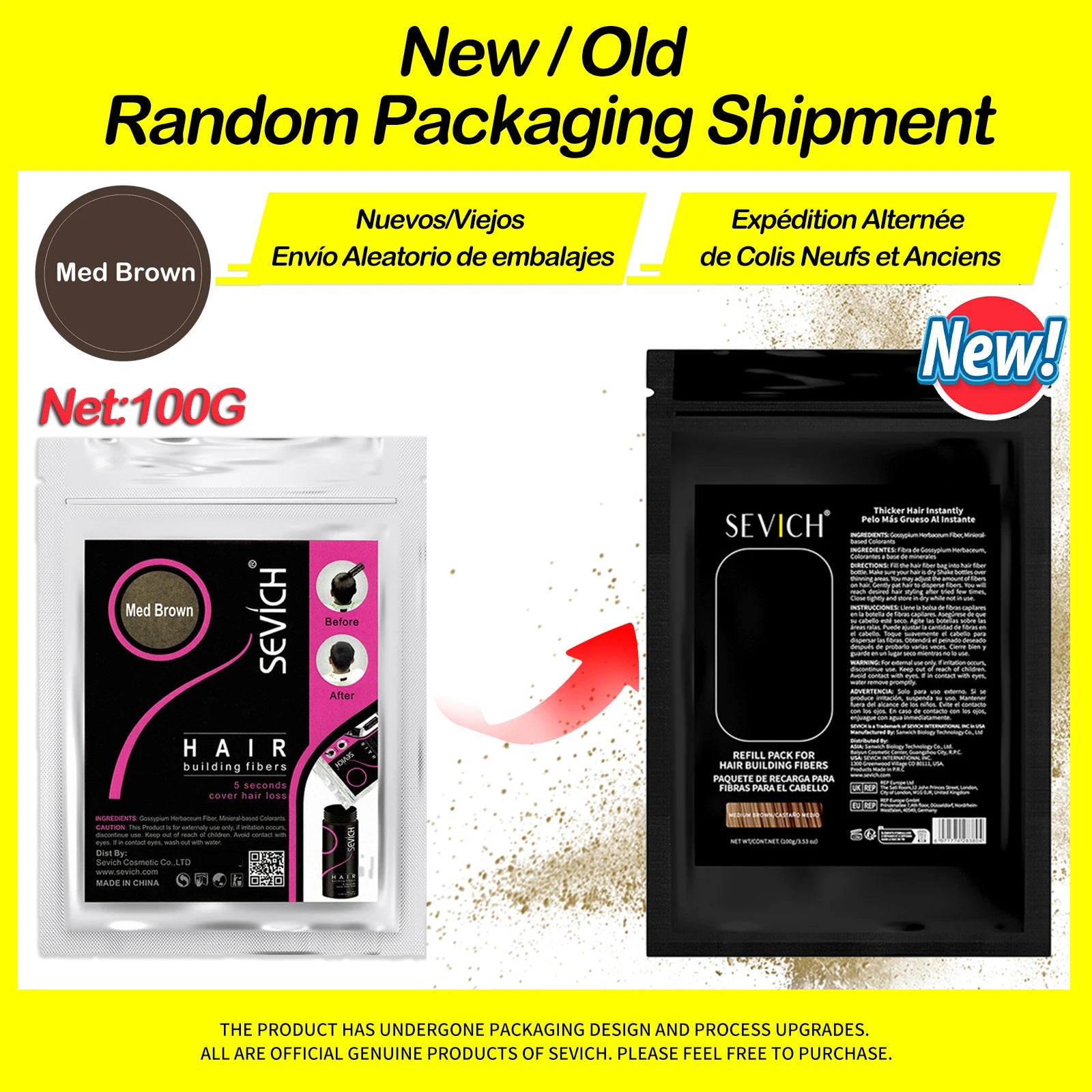 Keratin Fibers 100g Refill