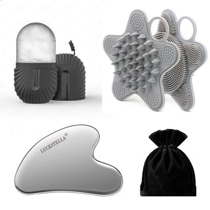 Stainless Steel Gua Sha Set - Beauty Bae
