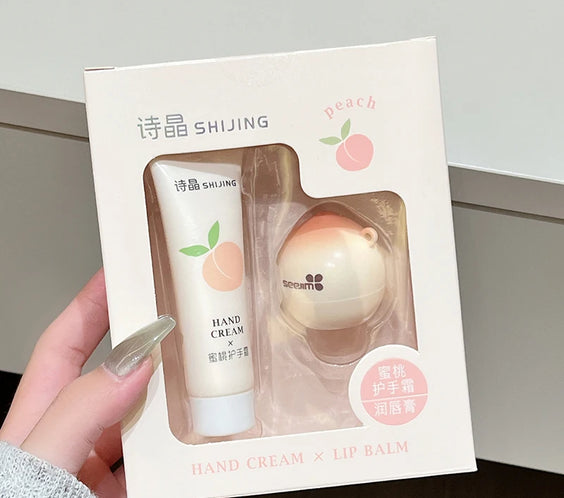 Peach Strawberry Nut Lip Balm