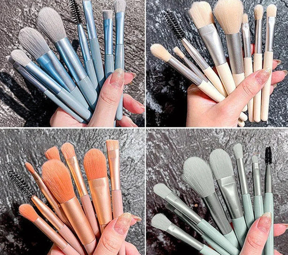 Morandi 8pc Wool Fiber Brushes