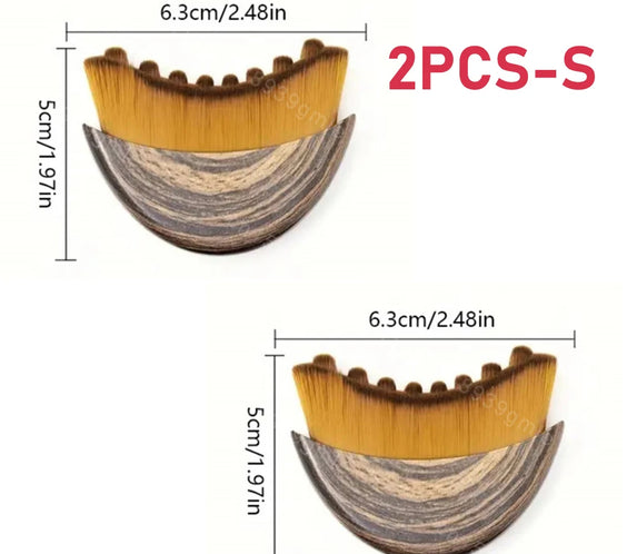 Wood Facial Lymphatic Brush