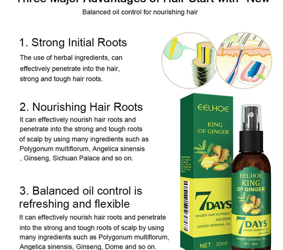 Ginger Scalp Serum Spray 30ml