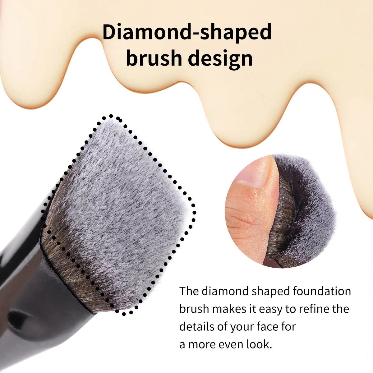 MAANGE Synthetic 2pc Brush