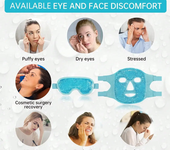 Gel Cooling Eye & Face Mask