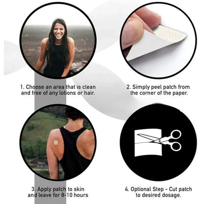 Vitamin C Transdermal Patches 30 Pack Immune Support Antioxidants For Daily Wellness by Beauty Bae