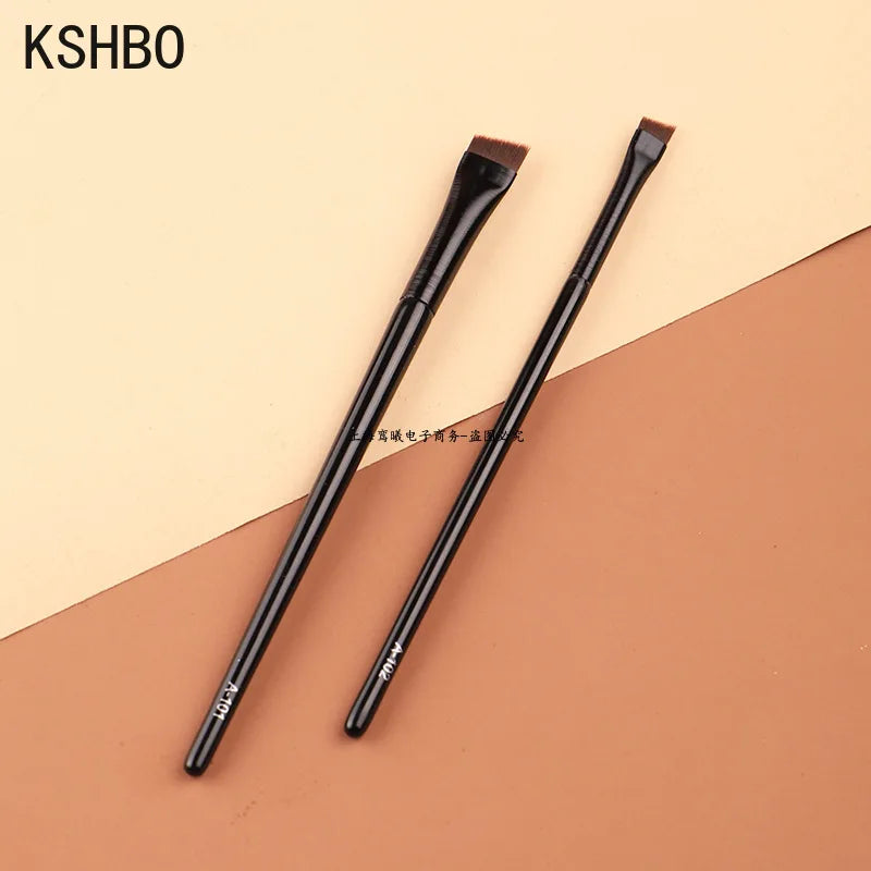 Nylon Angled Brow Brush 2pc - Beauty Bae