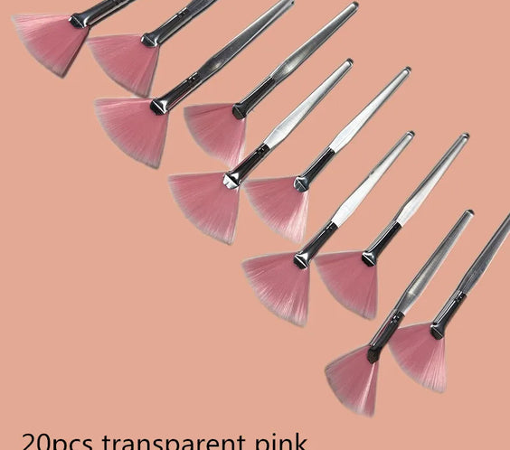Fan Nylon Foundation Brush