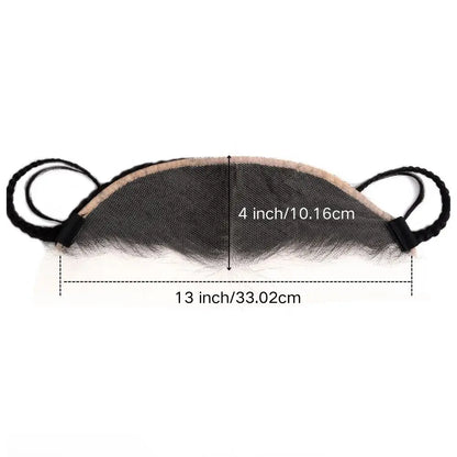 13x4 Inch 100 Percent Human Hair Forehead Hairpiece With Built In Hair Band For Thinning Hairline Seamless Natural Look by Beauty Bae