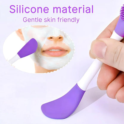 Silicone Dual-Head Face Brush - Beauty Bae