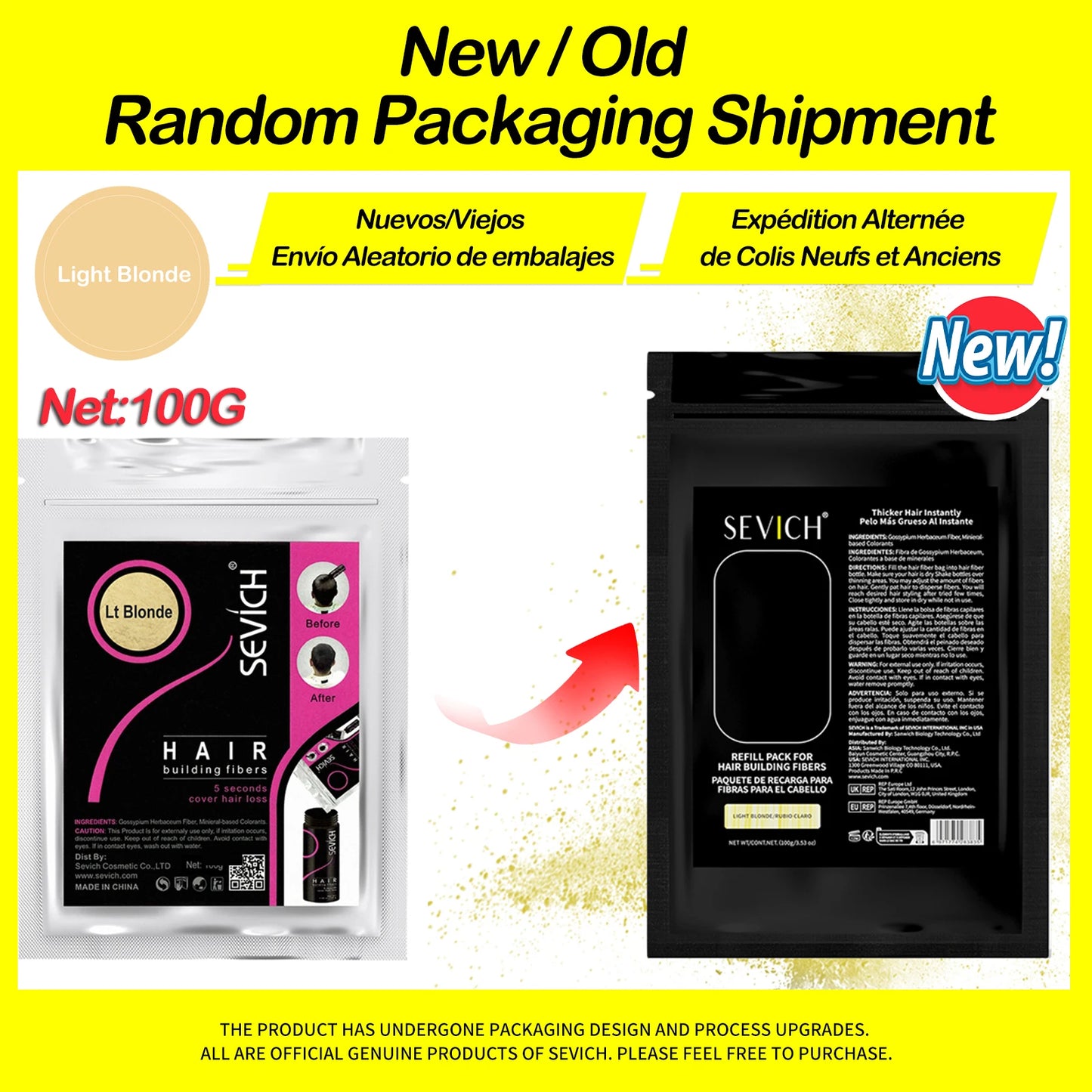 Keratin Fibers 100g Refill - Beauty Bae