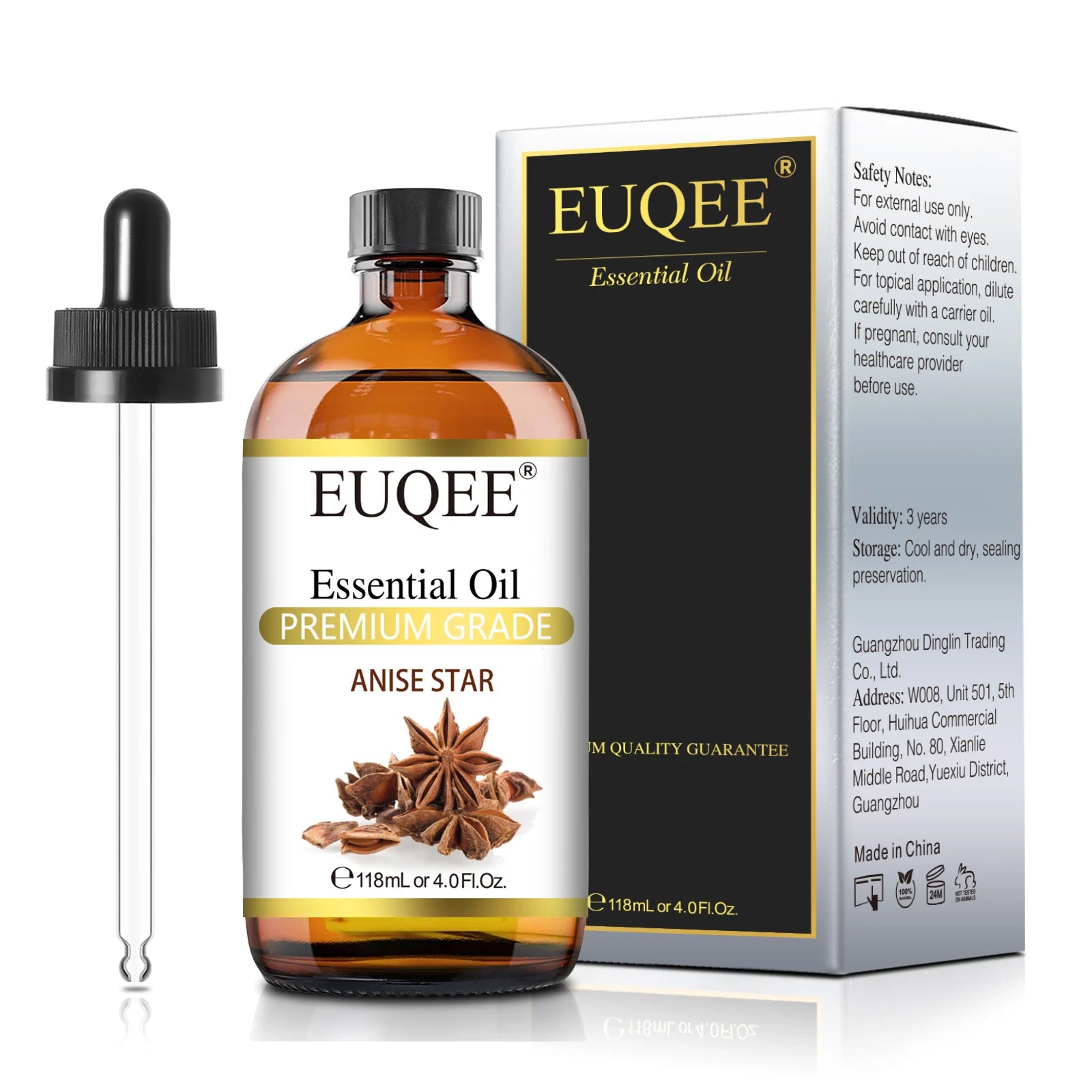 EUQEE 118ml Pure Essential Oil