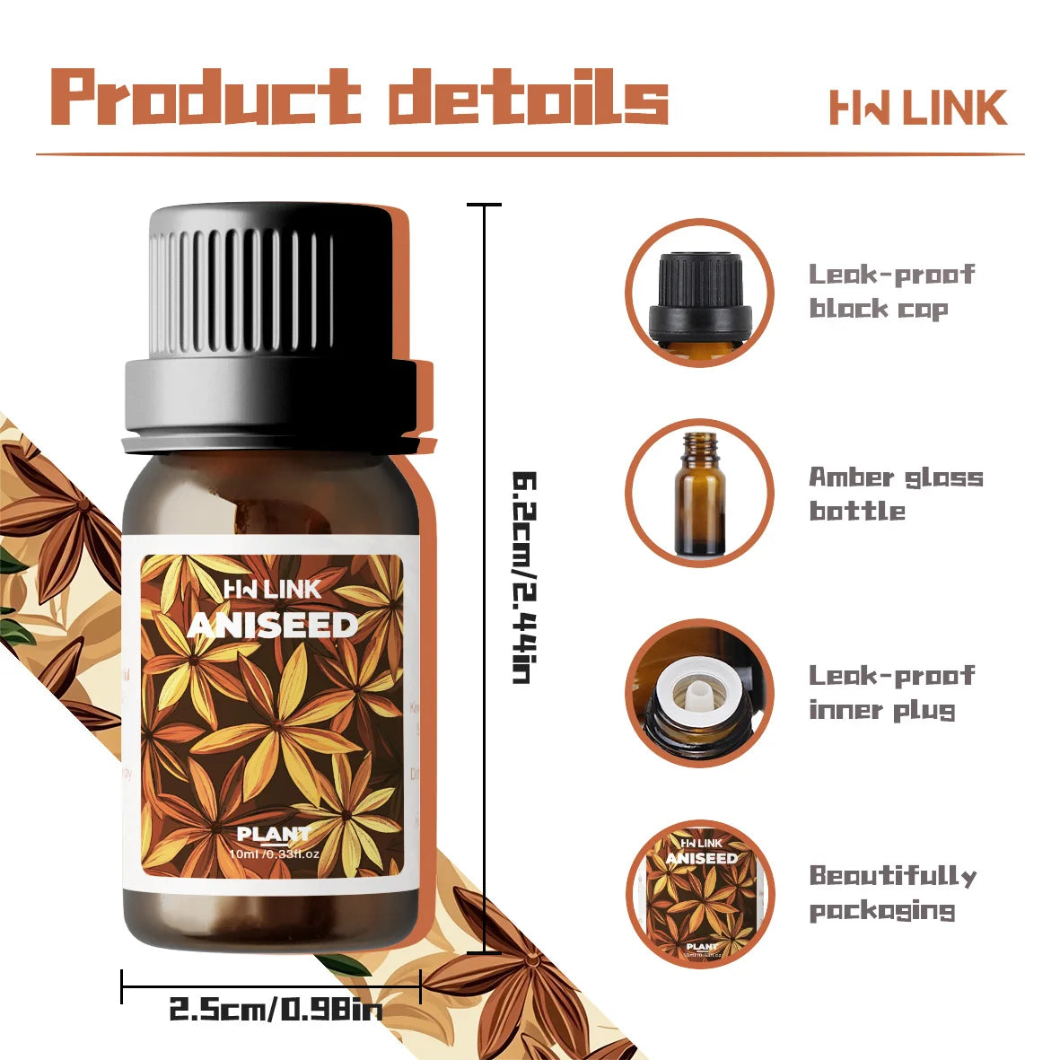 Star Anise Oil 10ml Diffuser