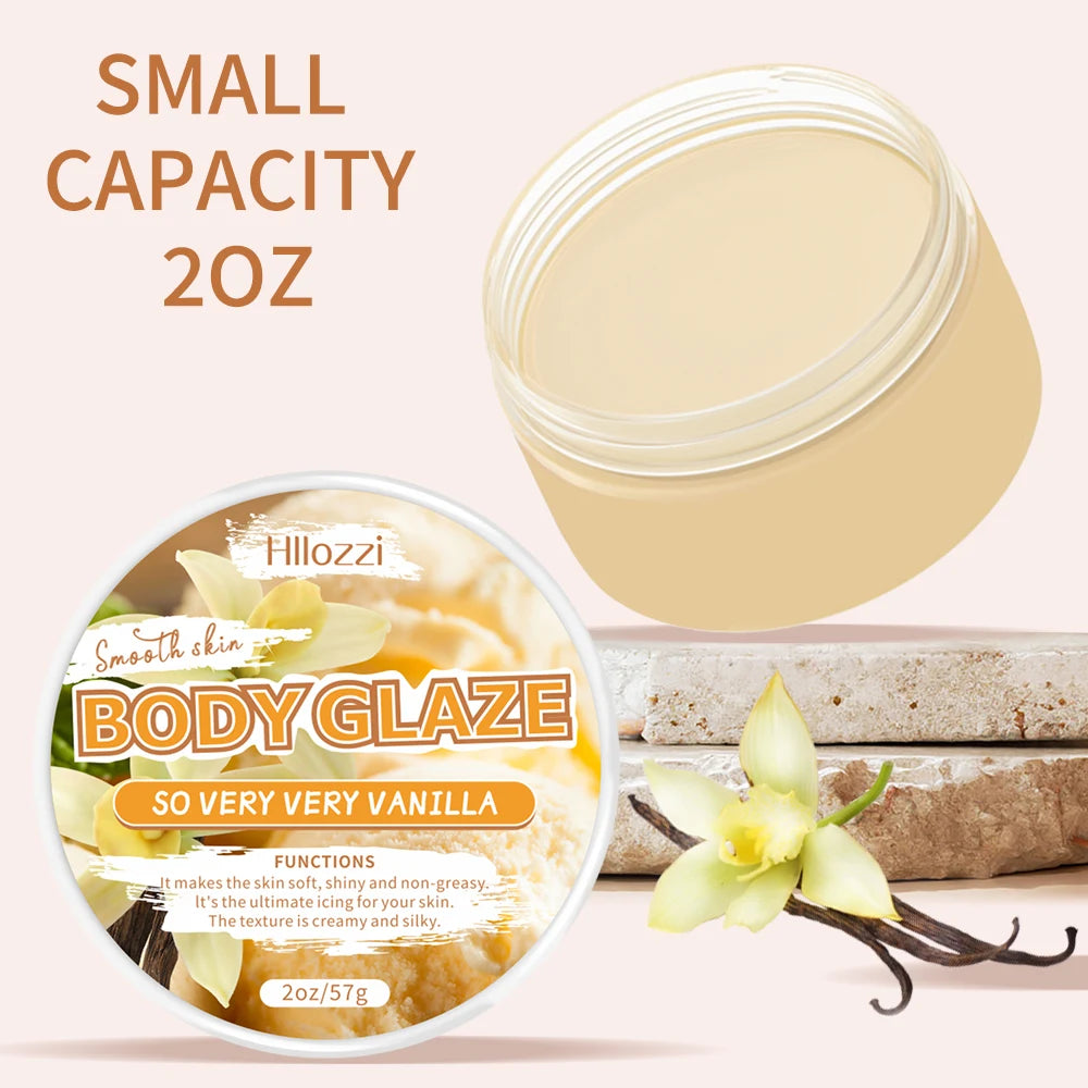 Vanilla Body Glaze For Face And Body Hydrating Nourishing Moisturizer With Fresh Scent For Daily Use by Beauty Bae