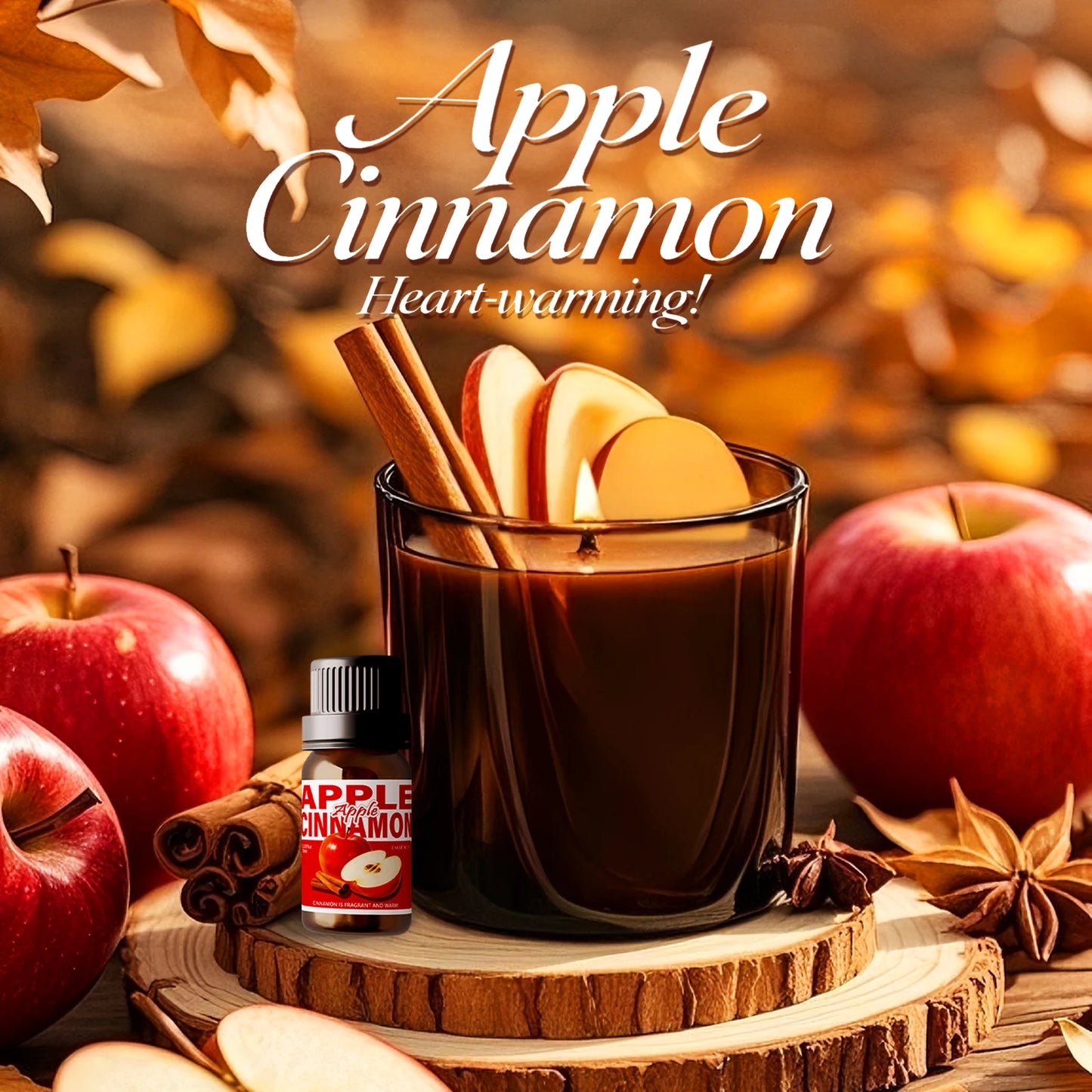 Apple Cinnamon Essential Oil 10ml - Beauty Bae