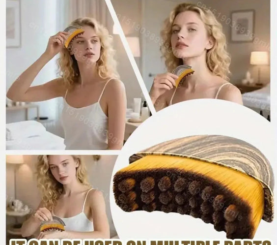 Wood Facial Lymphatic Brush