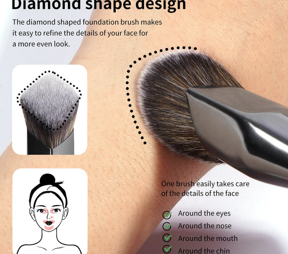 MAANGE Synthetic 2pc Brush