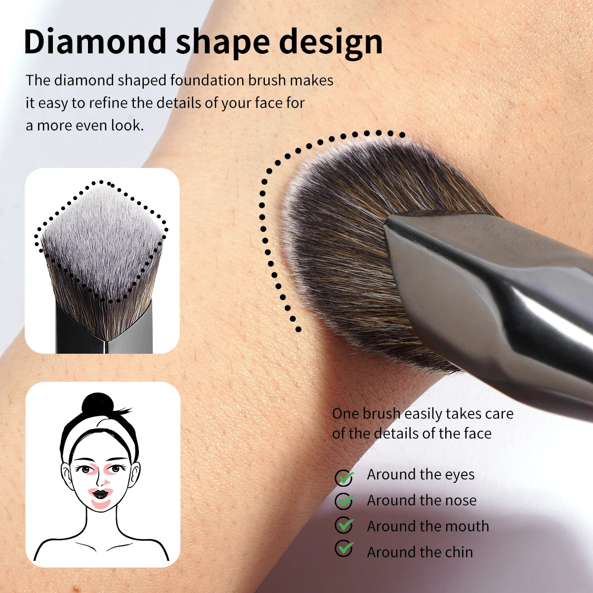 MAANGE Synthetic 2pc Brush