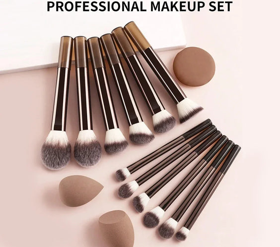 12pc Wool Fiber Brush Set