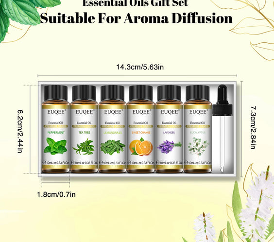 Lavender Eucalyptus 6pc Oils