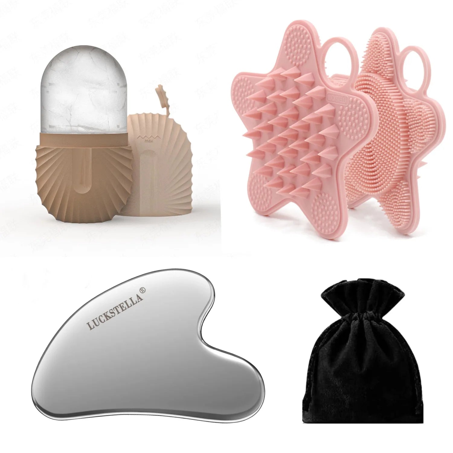 Stainless Steel Gua Sha Set