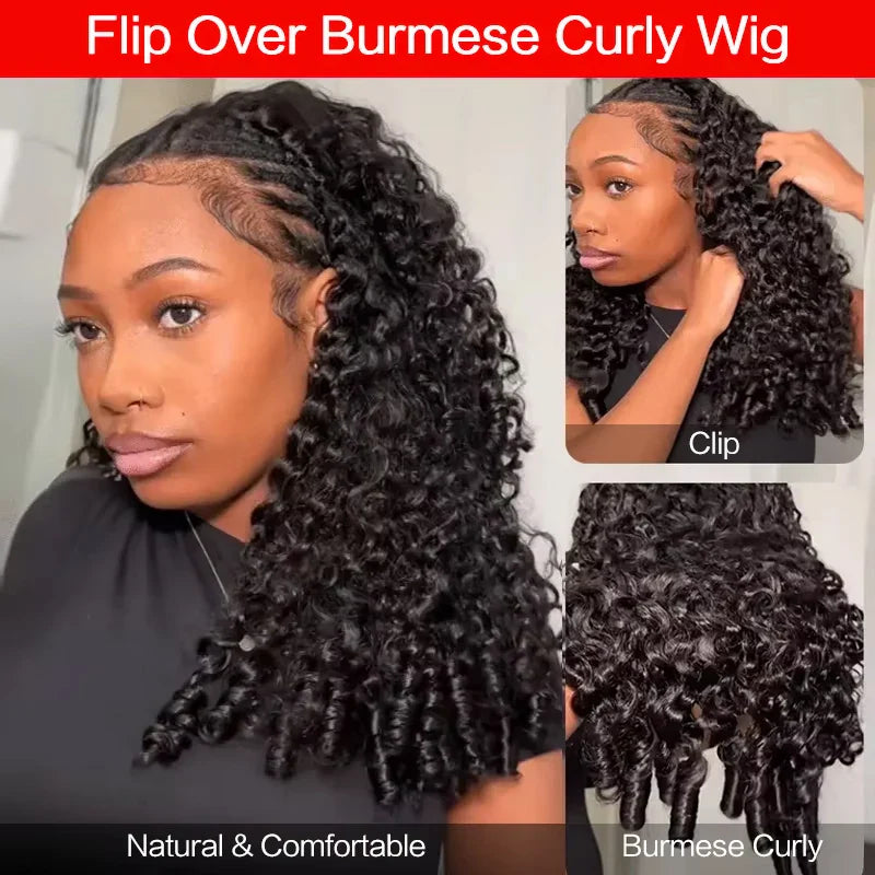 Premium Bouncy Burmese Curly Wig For Women Natural Look