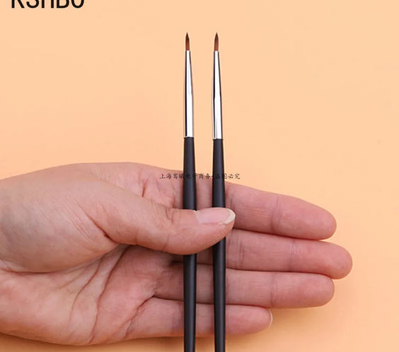 Nylon Angled Brow Brush 2pc