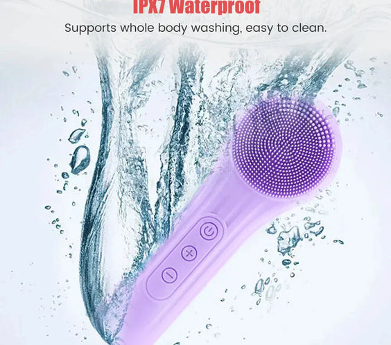 Sonic Facial Cleansing Brush Deep Pore Exfoliator for Clear, Radiant Skin.