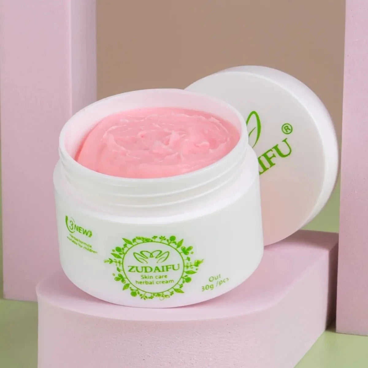 Zudaifu Pink Cream 5 Pieces 30g Each Moisturizing Body Cream for All Skin Types Lightweight Fast Absorbing by Beauty Bae